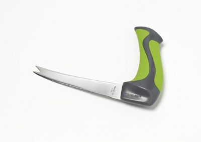 Cuchillo tenedor con mango angular