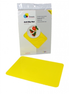 Afombrilla antideslizante rectangular - amarillo 35,5 x 25,5 cm