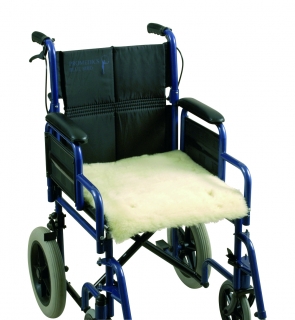 Cojín de lana para silla de ruedas  - asiento