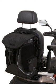 Bolsa Torba Go para silla de ruedas & scooter - negro/gris