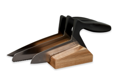 Cuchillos ergonómicos de cocina - bloque de cuchillo