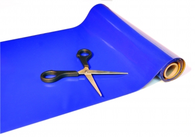 Rollo antideslizante  - 9 m x 40 cm azul