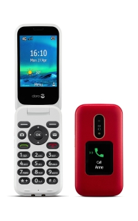 Teléfono móvil 6880 4G - rojo/blanco