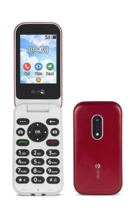 Teléfono móvil 7030 4G WhatsApp & Facebook - rojo/blanco