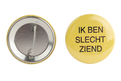 Botón para discapacitados visuales con alfiler neerlandés 