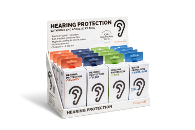 Protección auditiva - expositor 4 x 4