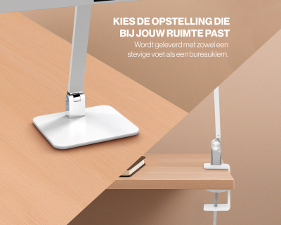 SBR Spectrum wit met voet en klem