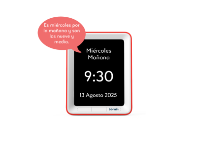 Reloj Recordatorio Diario BBrain - rojo
