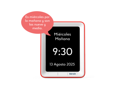 BBrain Reminder Day Clock_red_time_ES