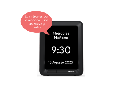 BBrain Reminder Day Clock_black_time_ES