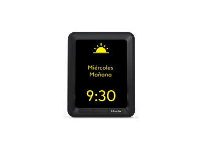 Reloj Recordatorio Diario BBrain - negro