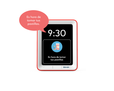 BBrain Reminder Day Clock_red_reminder_ES