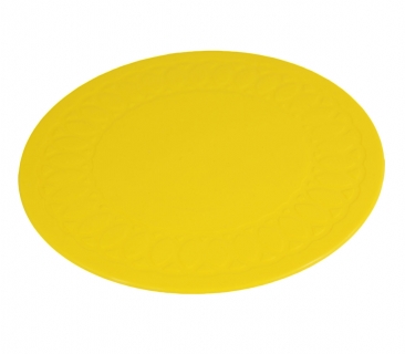 Posavasos redonda - amarillo 19 cm 